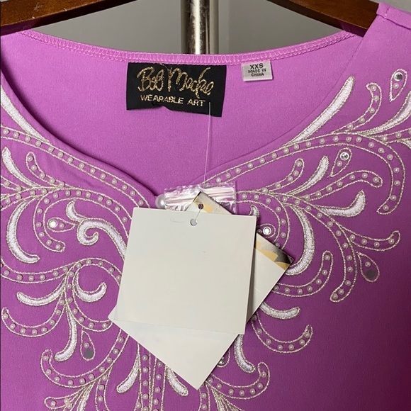 New Bob Mackie #225 Embellished Maxi Dress - Picture 3 of 8